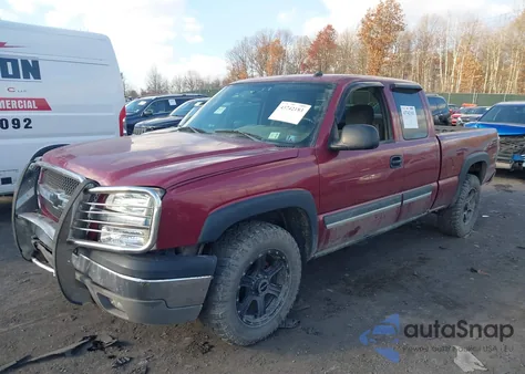 2004 Chevrolet Silverado 1500 Z71 z USA, uszkodzony, nr VIN 2GCEK19T141123870